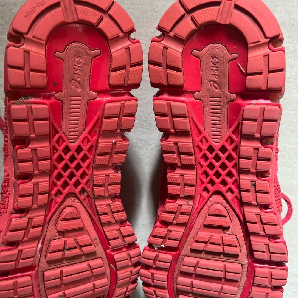 Red ASICS Shoes - Picture 9 of 9